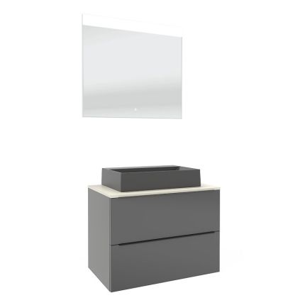 Nobilia Urban Style Badmöbel Set 21 - 80 cm