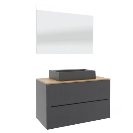 Nobilia Urban Style Badmöbel Set 23 - 100 cm
