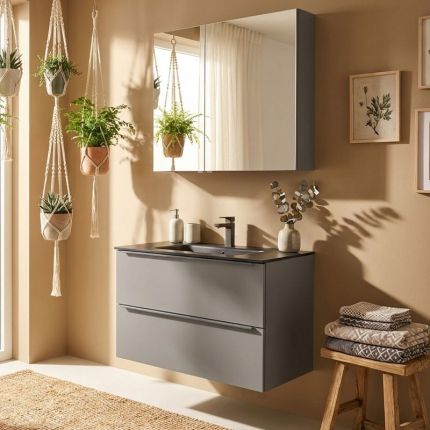 Nobilia Valea Badmöbel Set 9 - 80 cm Ambientebild