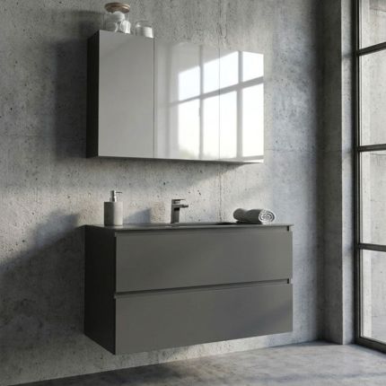 Nobilia Valea Line N Badmöbel Set 13 - 101 cm Ambientebild