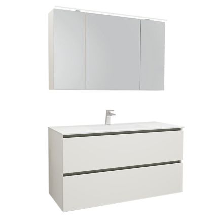Nobilia Valea Line N Badmöbel Set 15 - 121 cm