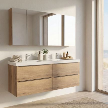 Nobilia Nio Badmöbel Set 24 - 161 cm Ambientebild