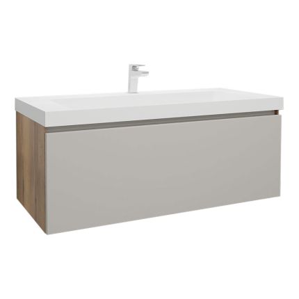 Nobilia Nio Line N Waschtisch mit Unterschrank Set 7 - 121 cm