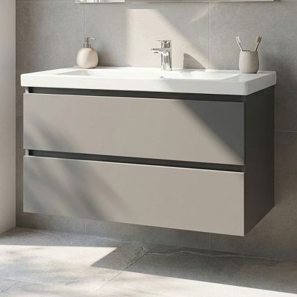 Nobilia Nio Line N Waschtisch mit Unterschrank Set 8 - 121 cm Ambientebild
