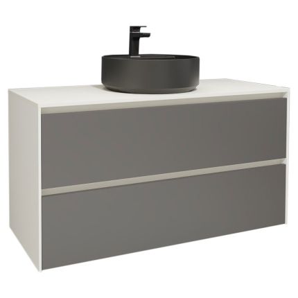 Nobilia Malu Line N Waschtisch mit Unterschrank Set 14 - 122 cm