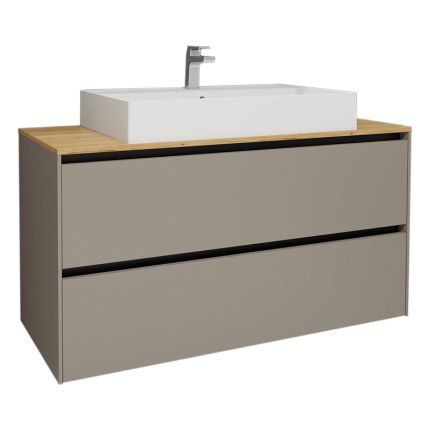 Nobilia Malu Line N Waschtisch mit Unterschrank Set 16 - 122 cm
