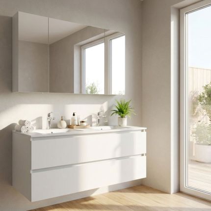 Nobilia Juna Line N Badmöbel Set 9 - 121 cm Ambiente