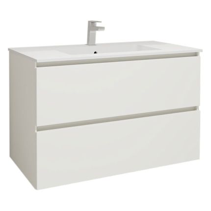 Nobilia Juna Line N Waschtisch mit Unterschrank Set 3 - 101 cm
