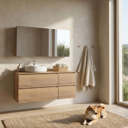 Nobilia Ella Line N Badmöbel Set 35 - 120 cm Ambientebild