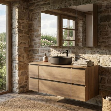 Nobilia Ella Line N Badmöbel Set 48 - 140 cm Ambiente