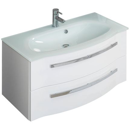 Pelipal Serie 4005 Waschtisch mit Waschtischunterschrank Set 92 cm