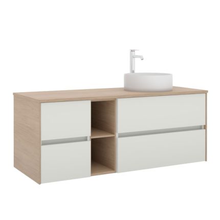 Pelipal Serie 6010 Waschtisch mit Unterschrank Set 133 cm