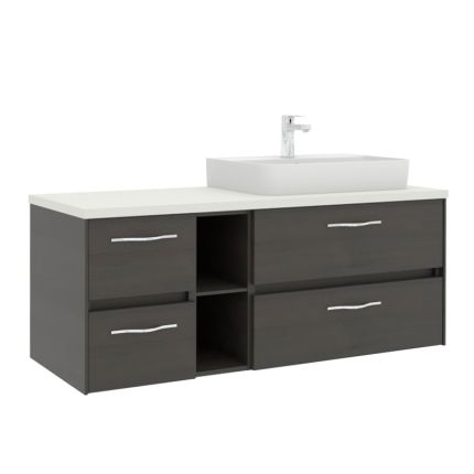 Pelipal Serie 6010 Waschtisch mit Unterschrank Set 133 cm