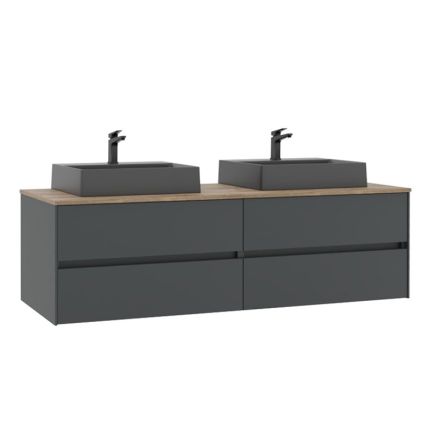 Pelipal Serie 6010 Waschtisch mit Unterschrank Set 183 cm