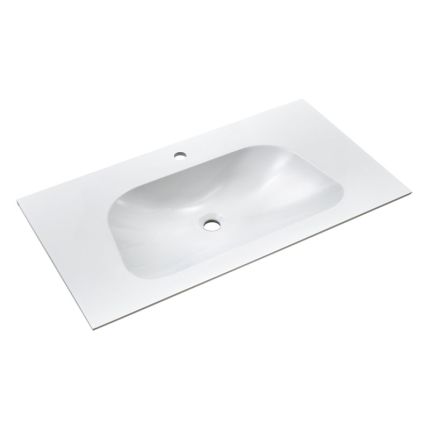 Pelipal PCON Mineralmarmor-Waschtisch 92 cm