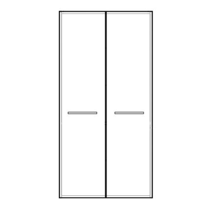 Pelipal PCON Midischrank 60 cm Skizze