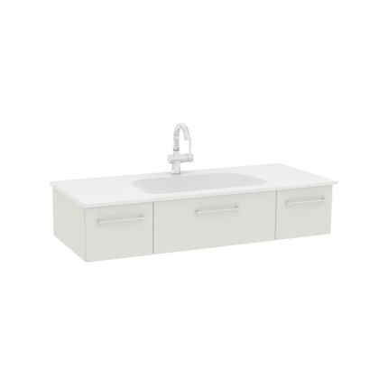 Pelipal PCON Krion-Waschtisch mit Unterschrank 121 cm