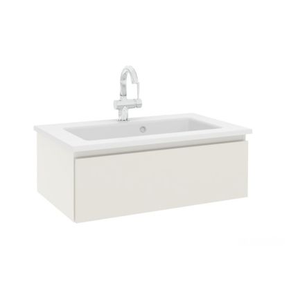 Pelipal PCON Solid Surface Waschtisch mit Unterschrank 78 cm