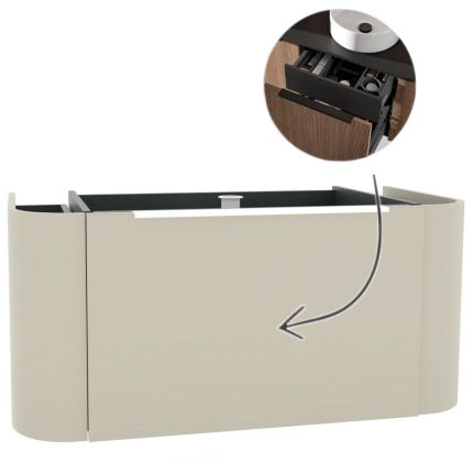 Pelipal Serie 7200 Waschtischunterschrank - 106 cm, 1 Auszug mit Innenauszug