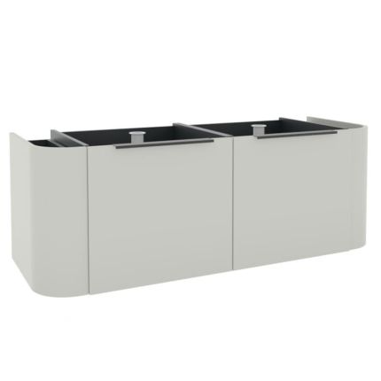 Pelipal Serie 7200 Waschtischunterschrank - 136 cm, 2 große Auszüge