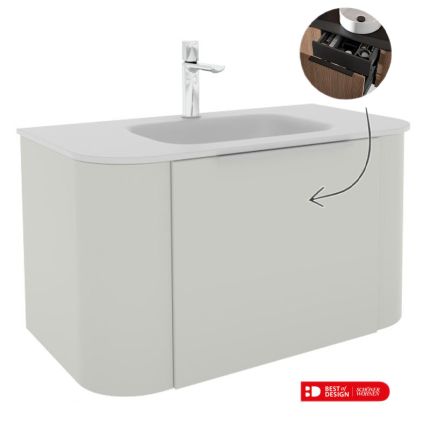 Pelipal Serie 7200 Waschtisch mit Unterschrank Set 87 cm