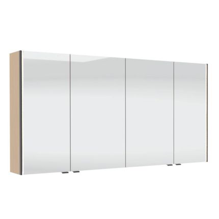 Pelipal Spiegelschränke Spiegelschrank - 143,2 cm, 4 Drehtüren, 4 Glaseinlegeböd
