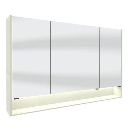 Pelipal Spiegelschränke Spiegelschrank - 133,2 cm, 3 Drehtüren, 6 Glaseinlegeböd