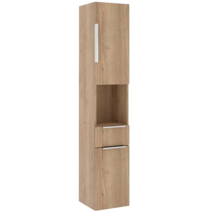 Puris Kera Plan Hochschrank 30 cm, 2 Türen, offenes Fach