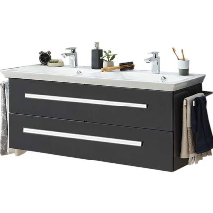 Puris Kera Plan Waschtisch mit Unterschrank - 126 cm