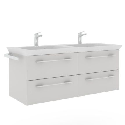 Puris Kera Plan Waschtisch mit Unterschrank - 126 cm
