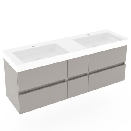 Puris Kera Plan Waschtisch mit Unterschrank - 152 cm