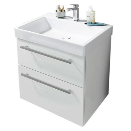 Puris Kera Plan Waschtisch mit Unterschrank - 62 cm