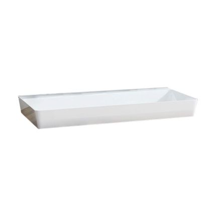 Puris Kera Plan Mineralguss Aufsatzwaschtisch 49 cm