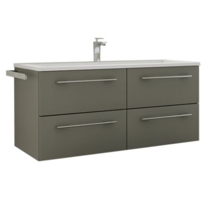 Puris Star Line Doppelwaschtisch mit Unterschrank 120cm