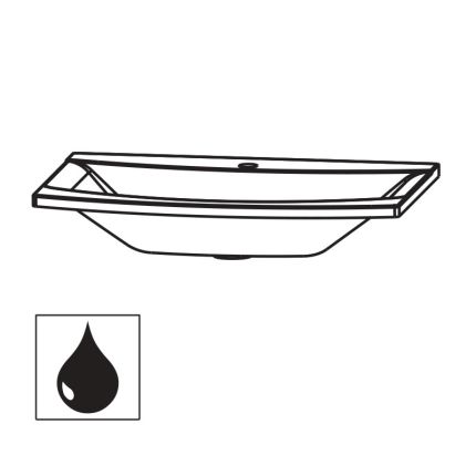 Puris Classic Line Möbelwaschtisch - 71,2 cm