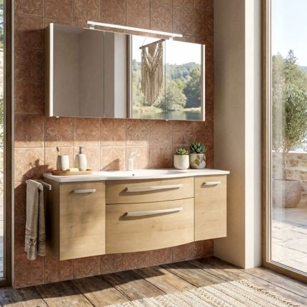 Puris Linea Badmöbel Set 3 - 130 cm Ambiente