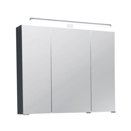 Puris Vuelta Spiegelschrank Serie A mit LED Aufbauleuchte 90 cm breit