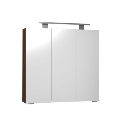 Puris Quada Spiegelschrank 70 cm mit Aufsatzleuchte