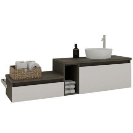 Puris Vialli Waschtisch mit Unterschrank Set 11 - 161,2 cm