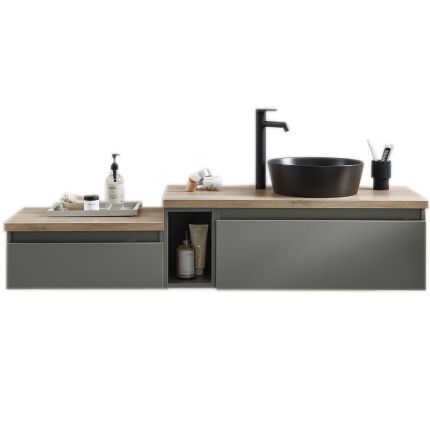 Puris Vialli Waschtisch mit Unterschrank Set 8 - 161,2 cm