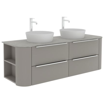 Puris Veluna Waschtisch mit Unterschrank Set 12 - 151 cm - 131 cm