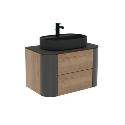 Puris Veluna Waschtisch mit Unterschrank Set 18-1 - 81 cm