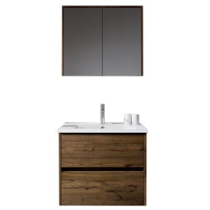 Riho Porto Square Badmöbel Set 2 - 61 cm Alte Eiche