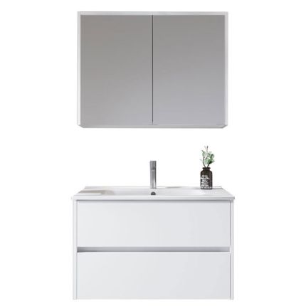 Riho Porto Square Badmöbel Set 8 - 81 cm Alte Eiche