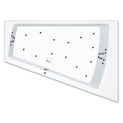 Repabad Livorno 175 x 120_65 cm Duo links, mit Aqua-Comfort