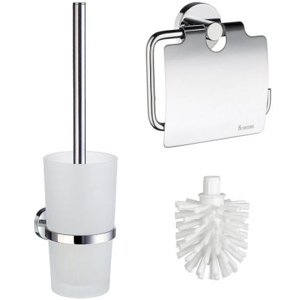 Smedbo HOME Accessoire Set  6 / Verchromt, Mattglas
