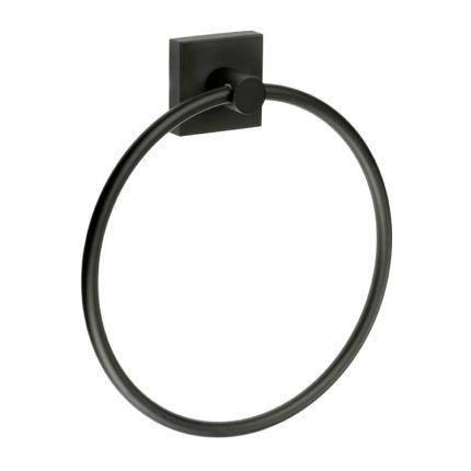 Smedbo HOUSE Handtuchhalter Handtuchring Schwarz