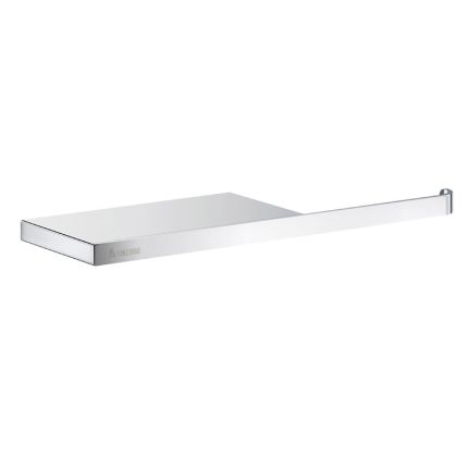 Smedbo OUTLINE Papierrollenhalter mit Ablage, verchromt
