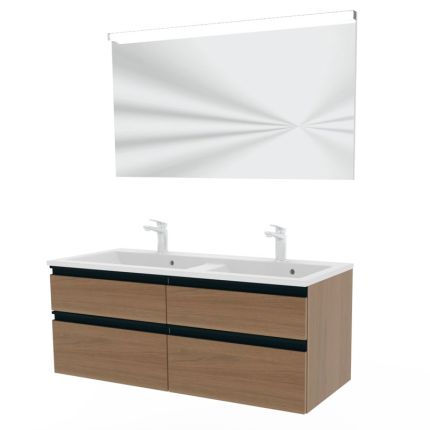 Schöner Wohnen Stockholm Badmöbel Set 4 - 122 cm