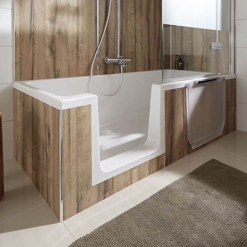 HSK Dobla Badewanne mit Tür 160 cm